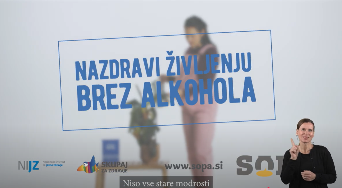 Oglas Nazdravi življenju brez alkohola