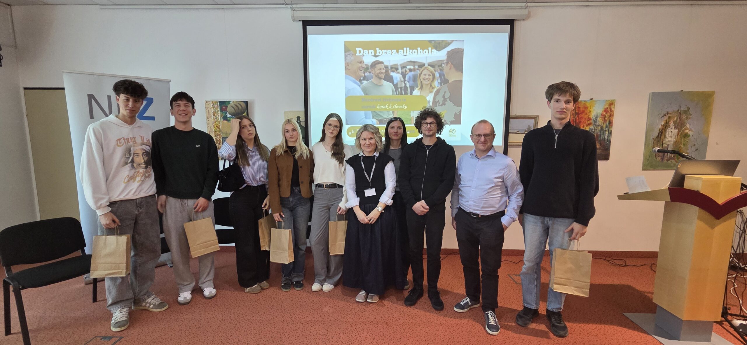 Obeležitev Dneva brez alkohola 2026 v Pomurski regiji – “Alkohol, kultura in mladi: med normo, izbiro in trezno radovednostjo”